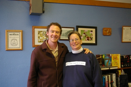 <b>Cindy, owner of The Laughing Duck Bookstore & Coffee House</b>
